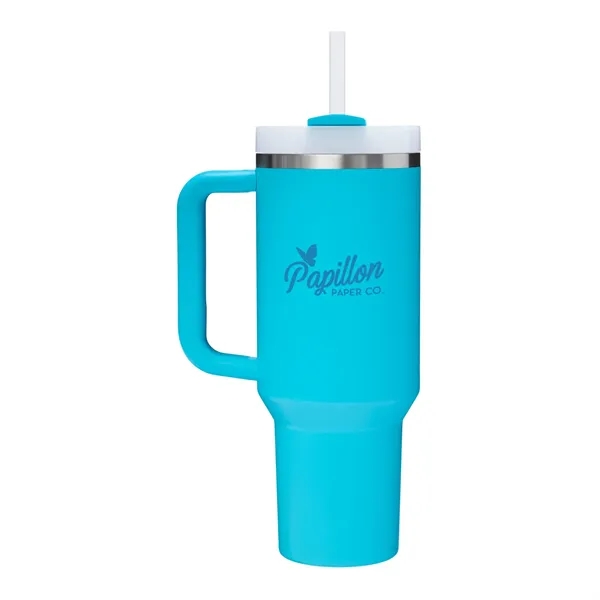 40 oz. vacuum insulated stainless steel tumbler with 3 position lid.... from ASI 66887 PCNA / Leeds