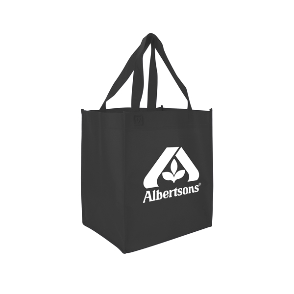 10.5" x 12" x 8" non-woven polypropylene shopping tote with 8"... from ASI 90807 Tekweld