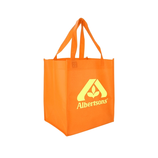 10.5" x 12" x 8" non-woven polypropylene shopping tote with 8"... from ASI 90807 Tekweld