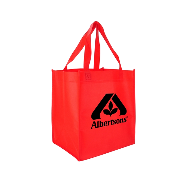 10.5" x 12" x 8" non-woven polypropylene shopping tote with 8"... from ASI 90807 Tekweld