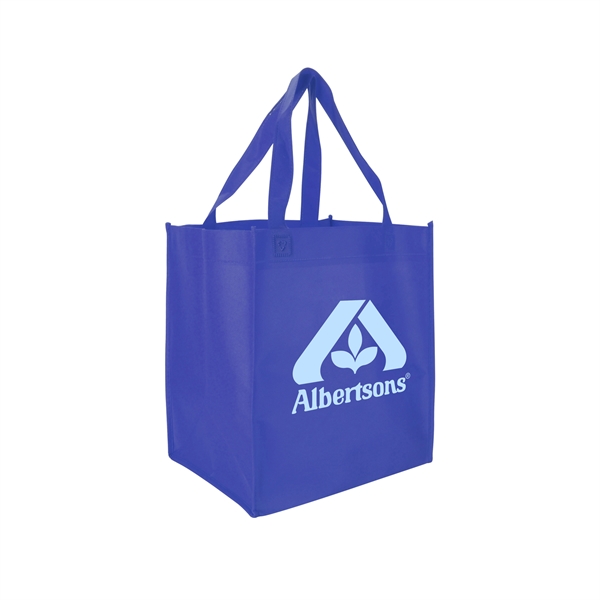 10.5" x 12" x 8" non-woven polypropylene shopping tote with 8"... from ASI 90807 Tekweld