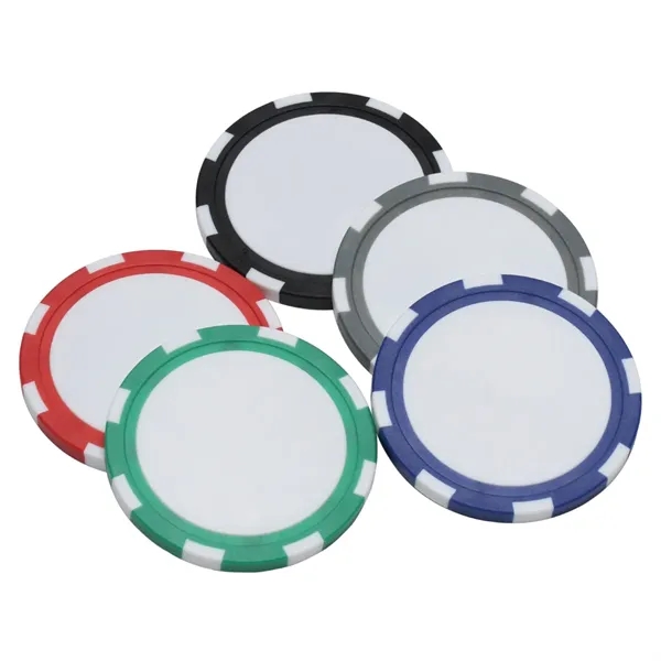 11.5 g professional striped poker chips made of durable clay-resin ABS... from ASI 57655 STOPNGO Line