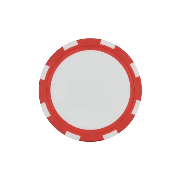 11.5 g professional striped poker chips made of durable clay-resin ABS... from ASI 57655 STOPNGO Line