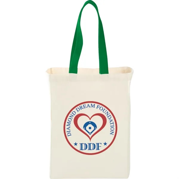 5" x 14" x 10" cotton canvas grocery tote with 17.5"... from ASI 66887 PCNA / Bullet