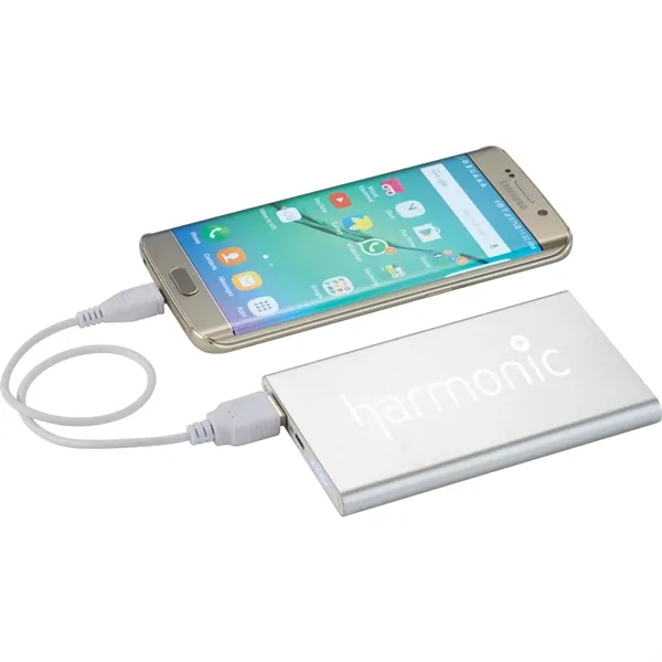 4,000mAh power bank with a rechargeable lithium polymer Grade A battery.... from ASI 66887 PCNA / Bullet
