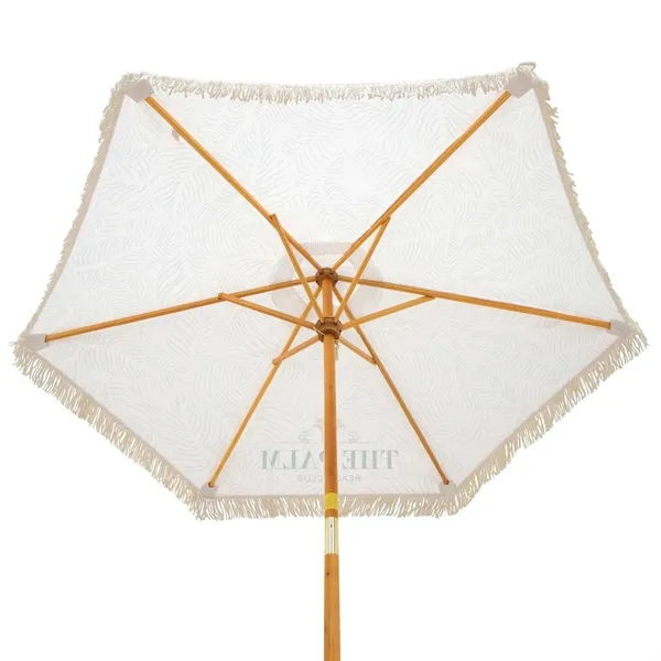 Bring charm to any outdoor event with this fringed market umbrella.... from ASI 87188 Showdown Displays