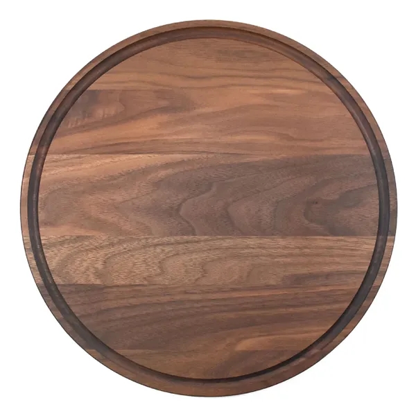 13 1/2" x 13 1/2" x 3/4" round walnut cutting board... from ASI 74601 Calico
