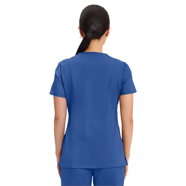 Cherokee - Workwear Revolution - Mock Wrap Top... from ASI 86018 Scrub Authority / Uniform Stores
