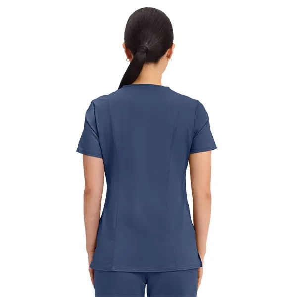Cherokee - Workwear Revolution - Mock Wrap Top... from ASI 86018 Scrub Authority / Uniform Stores