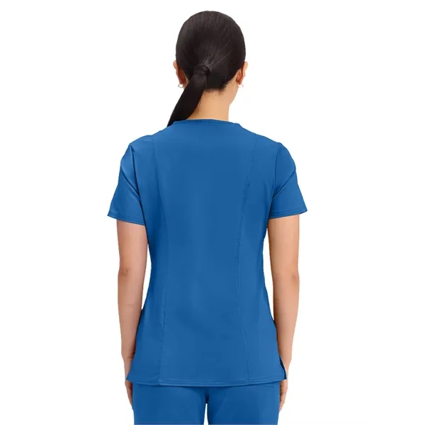 Cherokee - Workwear Revolution - Mock Wrap Top... from ASI 86018 Scrub Authority / Uniform Stores