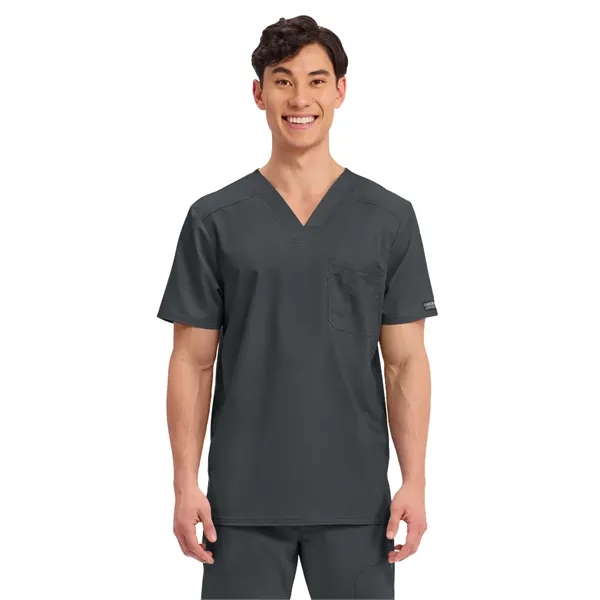 Workwear Revolution Men's Tuckable V-Neck Top... from ASI 86018 Scrub Authority / Uniform Stores