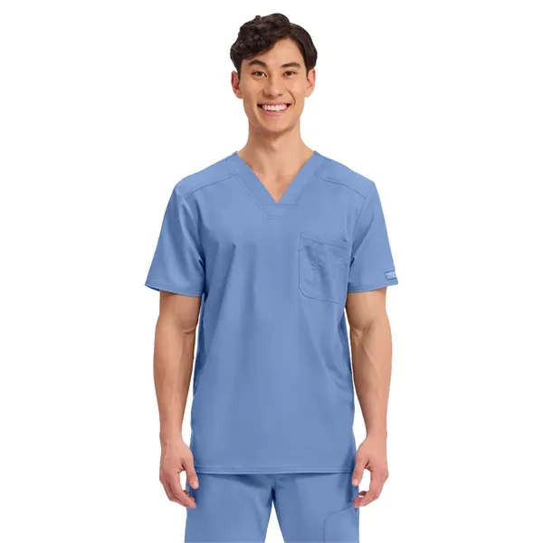 Workwear Revolution Men's Tuckable V-Neck Top... from ASI 86018 Scrub Authority / Uniform Stores