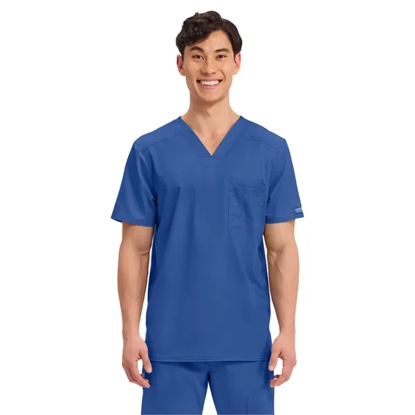 Workwear Revolution Men's Tuckable V-Neck Top... from ASI 86018 Scrub Authority / Uniform Stores