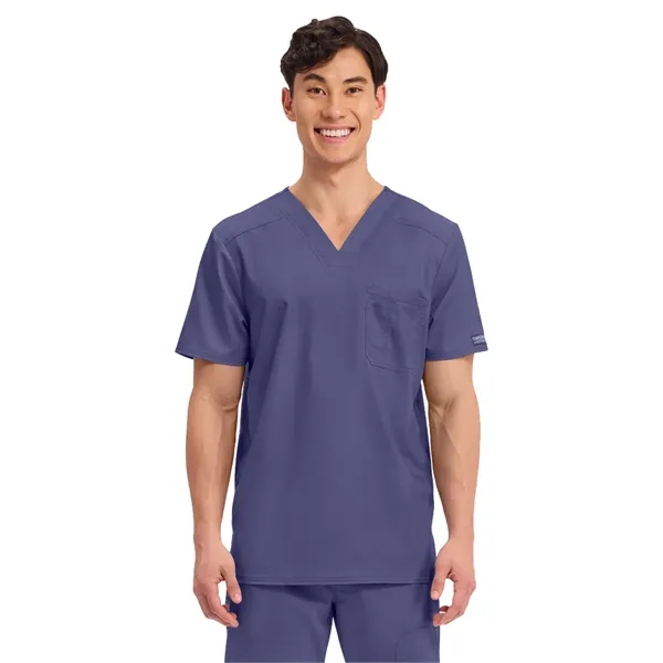 Workwear Revolution Men's Tuckable V-Neck Top... from ASI 86018 Scrub Authority / Uniform Stores