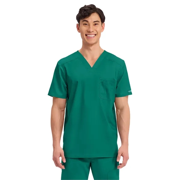 Workwear Revolution Men's Tuckable V-Neck Top... from ASI 86018 Scrub Authority / Uniform Stores