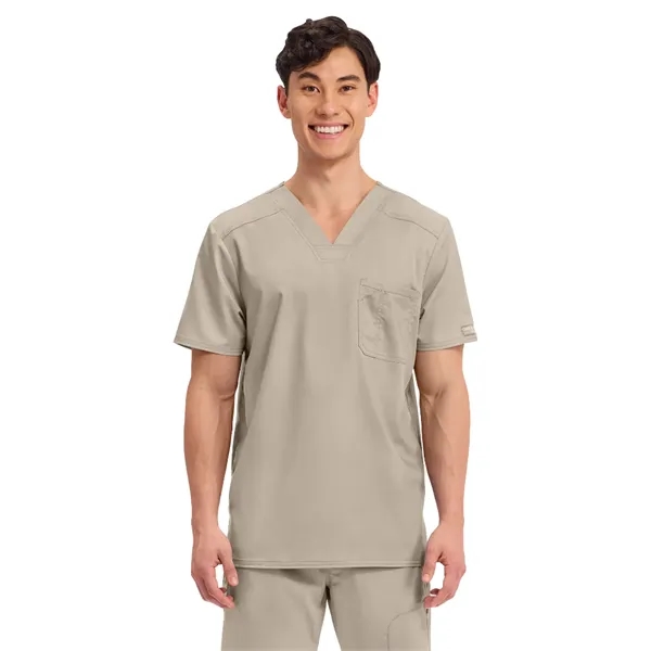 Workwear Revolution Men's Tuckable V-Neck Top... from ASI 86018 Scrub Authority / Uniform Stores