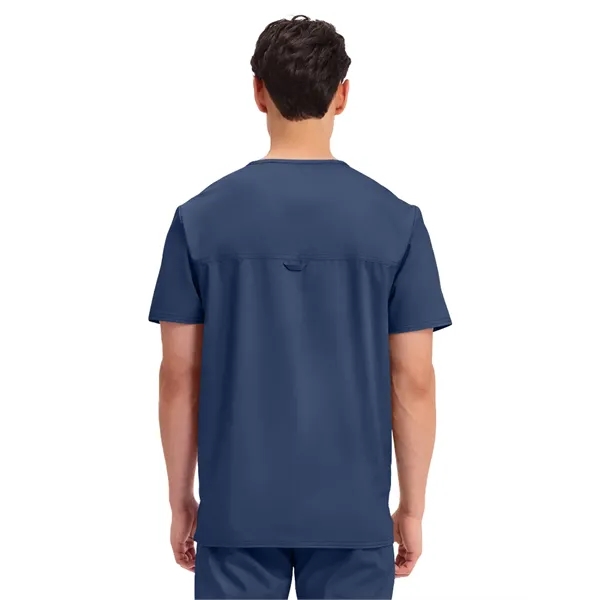 Workwear Revolution Men's Tuckable V-Neck Top... from ASI 86018 Scrub Authority / Uniform Stores
