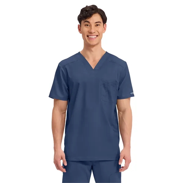Workwear Revolution Men's Tuckable V-Neck Top... from ASI 86018 Scrub Authority / Uniform Stores