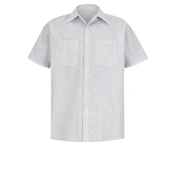 Red Kap Shirts - Men's Short Sleeve Striped Work... from ASI 86018 Scrub Authority