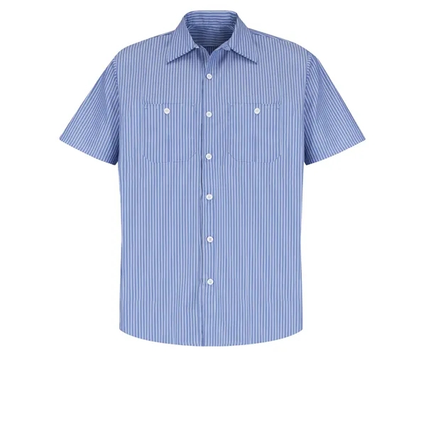 Red Kap Shirts - Men's Short Sleeve Striped Work... from ASI 86018 Scrub Authority
