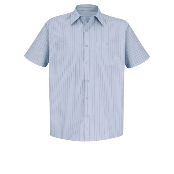Red Kap Shirts - Men's Short Sleeve Striped Work... from ASI 86018 Scrub Authority