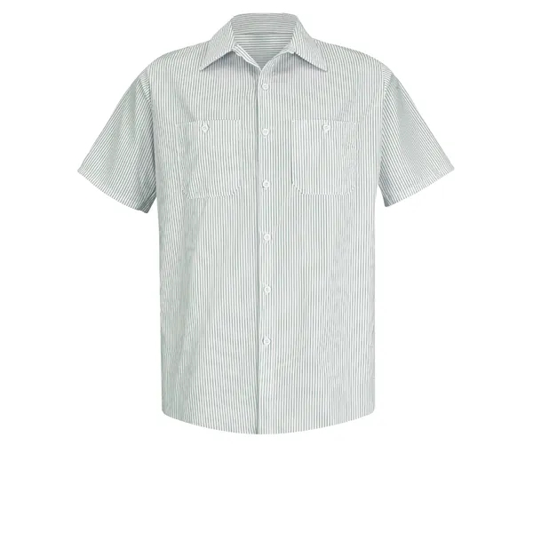 Red Kap Shirts - Men's Short Sleeve Striped Work... from ASI 86018 Scrub Authority