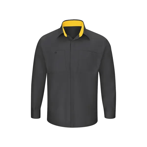 Red Kap Men's Long Sleeve Performance Plus Shop Shirt... from ASI 86018 Scrub Authority / Uniform Stores