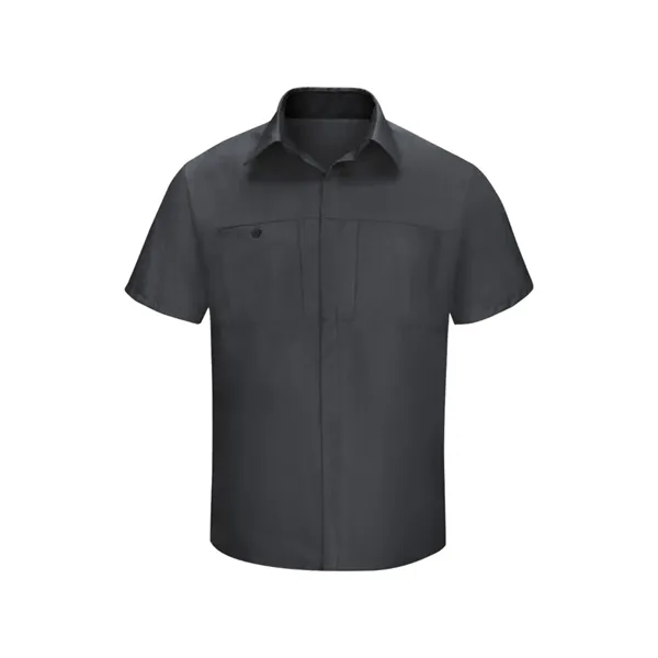 Red Kap Men's Short Sleeve Performance Plus Shop Shirt... from ASI 86018 Scrub Authority / Uniform Stores
