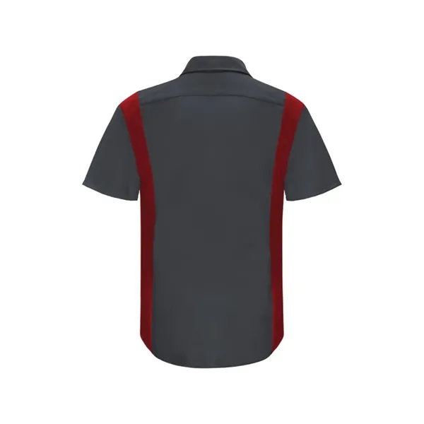 Red Kap Men's Short Sleeve Performance Plus Shop Shirt... from ASI 86018 Scrub Authority / Uniform Stores