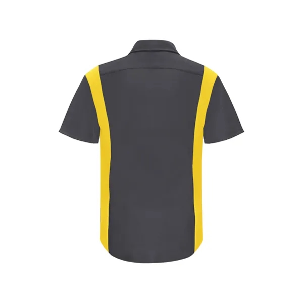 Red Kap Men's Short Sleeve Performance Plus Shop Shirt... from ASI 86018 Scrub Authority / Uniform Stores