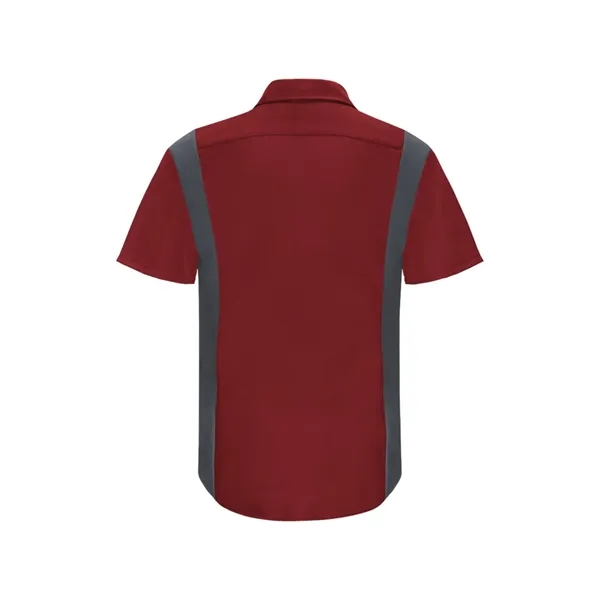 Red Kap Men's Short Sleeve Performance Plus Shop Shirt... from ASI 86018 Scrub Authority / Uniform Stores