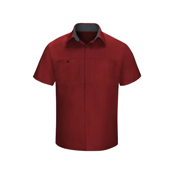 Red Kap Men's Short Sleeve Performance Plus Shop Shirt... from ASI 86018 Scrub Authority / Uniform Stores