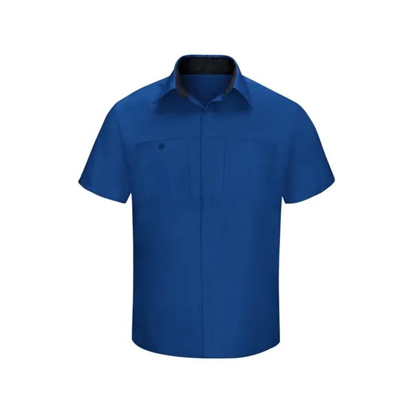 Red Kap Men's Short Sleeve Performance Plus Shop Shirt... from ASI 86018 Scrub Authority / Uniform Stores