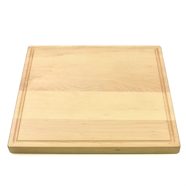 12" x 12" x 3/4" square maple cutting board with juice... from ASI 74601 Calico