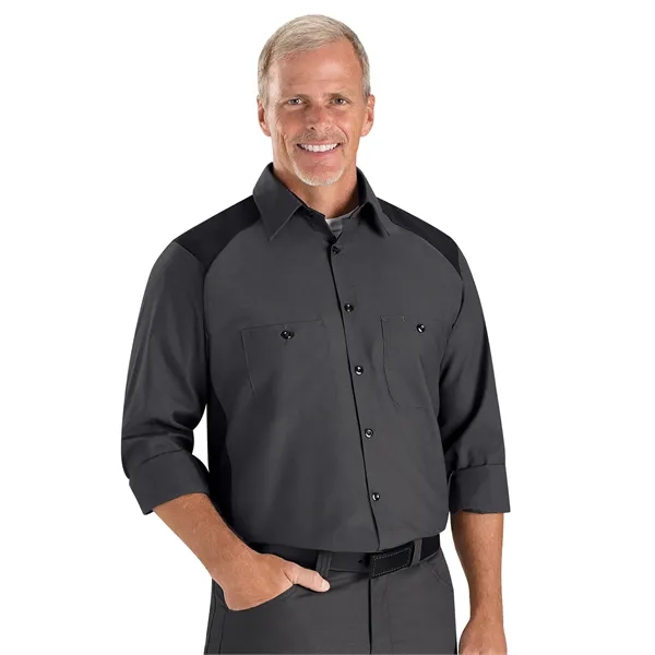 Red Kap Shirts - Men's Long Sleeve Motorsports... from ASI 86018 Scrub Authority