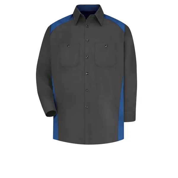 Red Kap Shirts - Men's Long Sleeve Motorsports... from ASI 86018 Scrub Authority