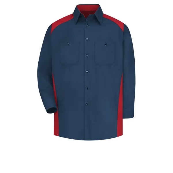 Red Kap Shirts - Men's Long Sleeve Motorsports... from ASI 86018 Scrub Authority