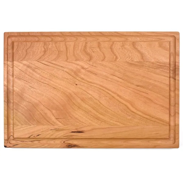 8" x 12" x 3/4" rectangular cherry wood cutting board with... from ASI 74601 Calico