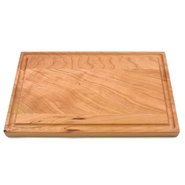 8" x 12" x 3/4" rectangular cherry wood cutting board with... from ASI 74601 Calico