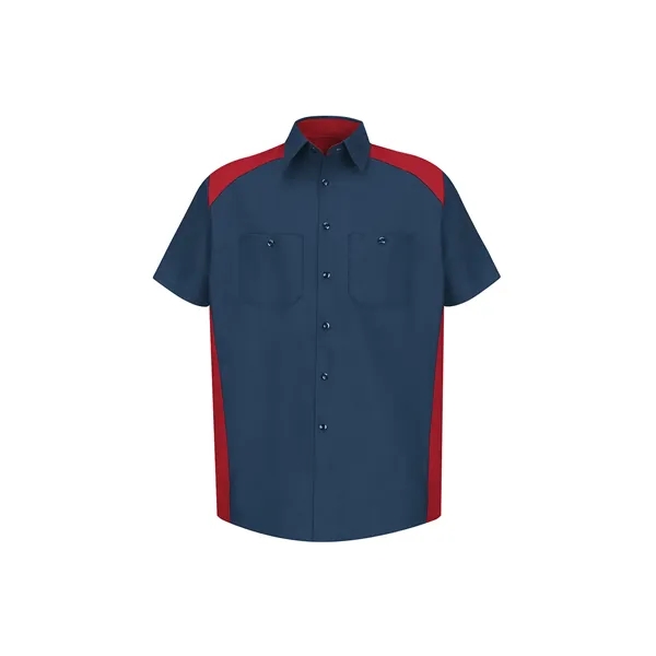 Red Kap Shirts - Men's Short Sleeve Motorsports... from ASI 86018 Scrub Authority