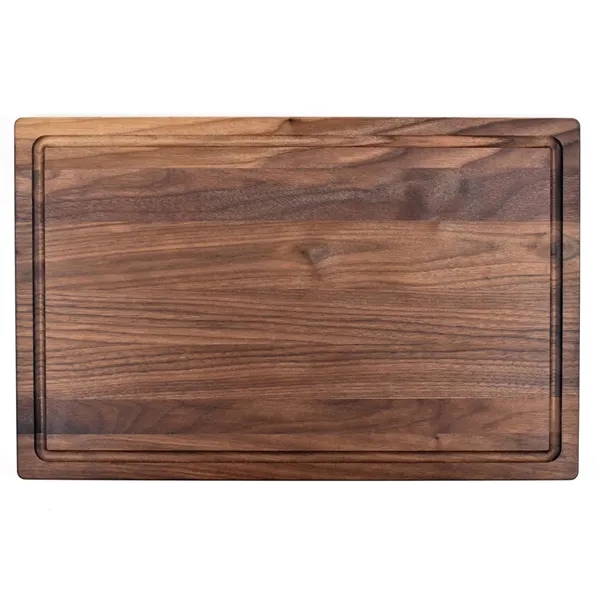 11" x 17" x 3/4" rectangular walnut cutting board with all-over... from ASI 74601 Calico