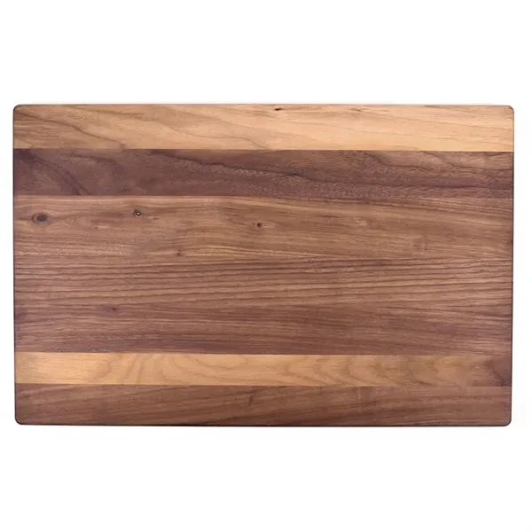 11" x 17" x 3/4" rectangular walnut cutting board with all-over... from ASI 74601 Calico