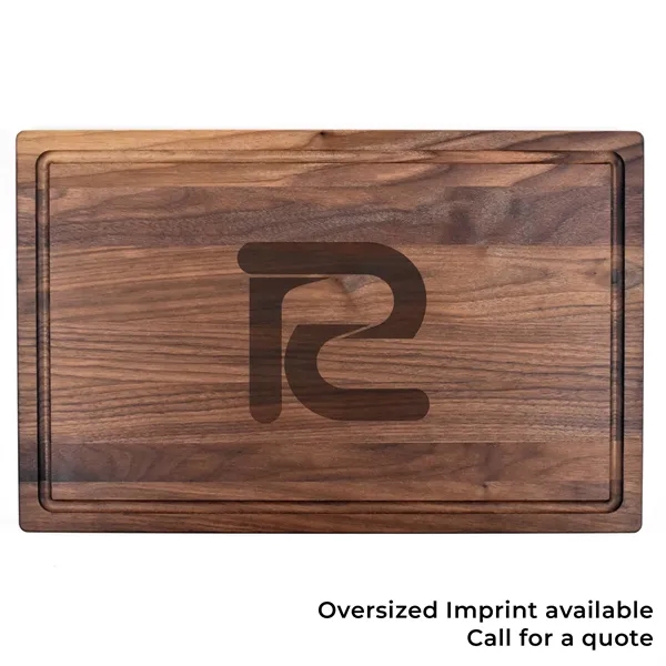 11" x 17" x 3/4" rectangular walnut cutting board with all-over... from ASI 74601 Calico