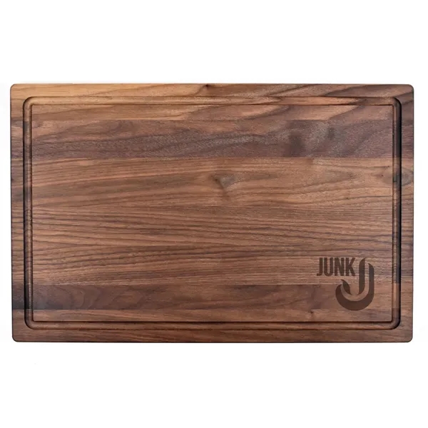11" x 17" x 3/4" rectangular walnut cutting board with all-over... from ASI 74601 Calico