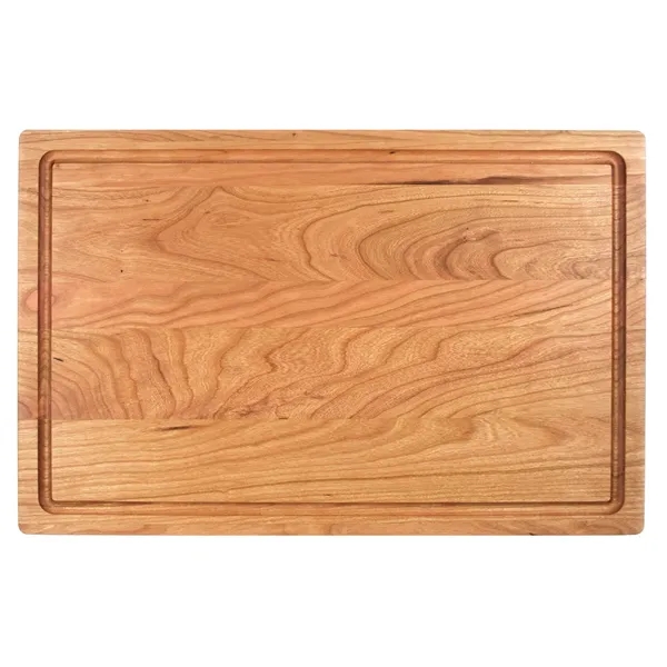 11" x 17  x 3/4" rectangular cherry wood cutting board... from ASI 74601 Calico