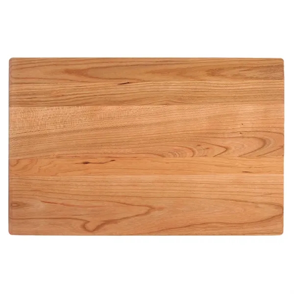 11" x 17  x 3/4" rectangular cherry wood cutting board... from ASI 74601 Calico