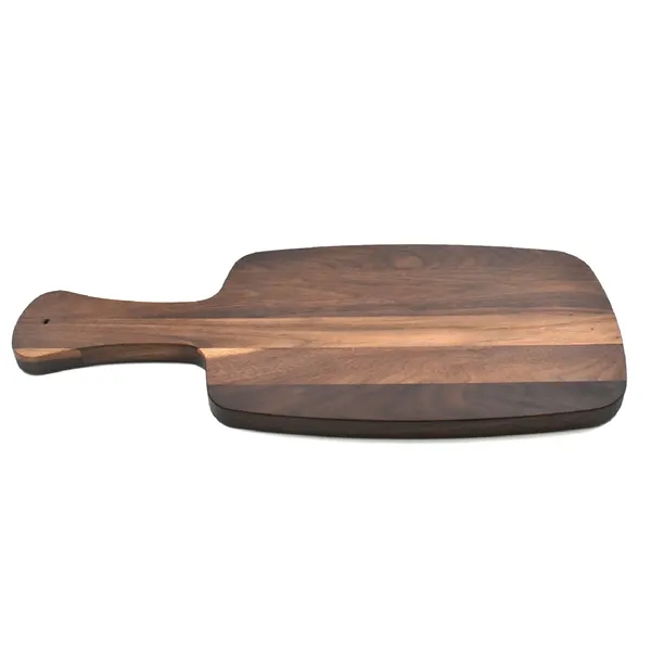 8" x 18 1/2" x 3/4" walnut paddle-shaped cutting board with... from ASI 74601 Calico