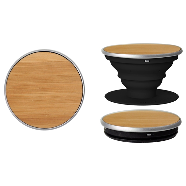 Wood PopSockets Grip & Phone Stand... from ASI 62124 iClick, Inc. / iClick®
