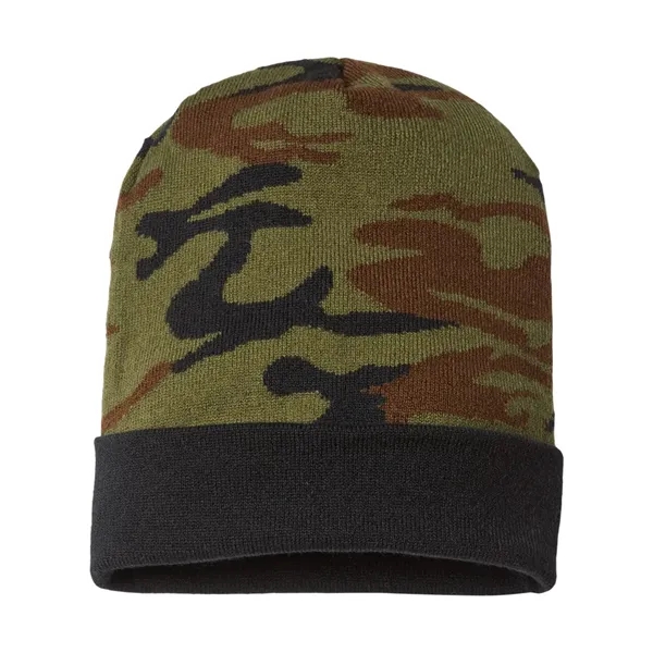 CAP AMERICA USA-Made Camo Cuffed Beanie... from ASI 84358 S&S Activewear