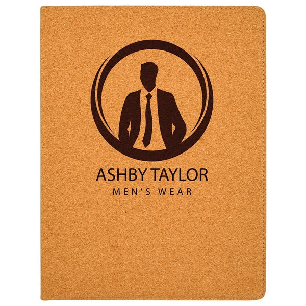 1.5" x 9.5" x 12" portfolio made of cork with notepad... from ASI 74601 Calico